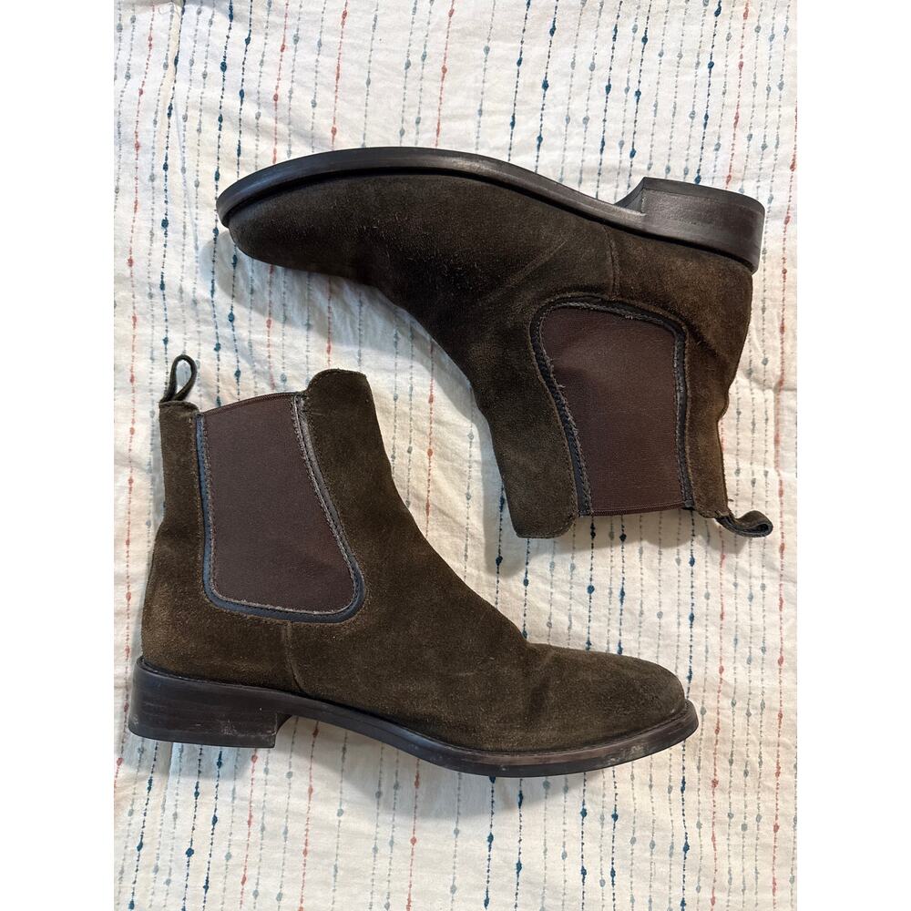 Thursday Boot Company Dark Brown Suede Women’s Duchess Chelsea Boots Size 8